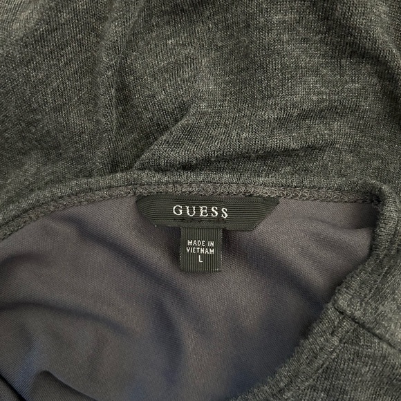 Guess Gray Ruched Long Sleeve Bodycon Dress - Picture 6 of 6